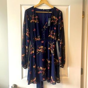 Brand new Lulus floral dress